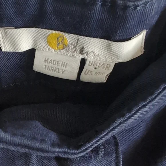 Boden Navy Blue Chino Pants, Sz 14R. - Picture 4 of 6